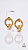 Brinco Love CT Esfera Cravejada Zircônia Banho Ouro 18K - Imagem 4