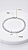 Pulseira Riviera Baguete 3mm Zircônias Banho Ródio Branco - Imagem 4