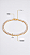 Pulseira Riviera Baguete 3mm Zircônias Banho Ouro 18K - Imagem 4