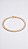 Pulseira Riviera Baguete 3mm Zircônias Banho Ouro 18K - Imagem 3