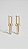 Conjunto Colar e Brincos Elos Slim Banho Ouro 18K - Imagem 4