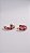 Brinco Argola Chatons Zircônias Fuchsia Banho Ouro 18K - Imagem 4