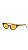 Óculos Gatinho Acetato e Lente Amarela Detalhes Metal Dourado - Imagem 1