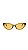 Óculos Gatinho Acetato e Lente Amarela Detalhes Metal Dourado - Imagem 2