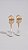 Brinco Pérola Shell Gota Composê Banho Ouro 18K - Imagem 3
