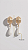 Brinco Pérola Shell Gota Composê Banho Ouro 18K - Imagem 4