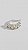 Brinco Piercing Fake Zircônias Amarelo Claro Banho Ródio Branco - Imagem 3