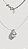 Colar Fio Transparente Silicone Gota Prata 925 Moissanite 1.0ct - Imagem 1
