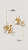 Brinco Pérolas Flor Zircônias Banho Ouro 18K - Imagem 3