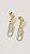 Brinco Clips Cravejado Zircônia Banho Ouro 18K - Imagem 3