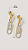 Brinco Clips Cravejado Zircônia Banho Ouro 18K - Imagem 4