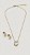 Conjunto Ponto de Luz Zircônia Banho Ouro 18K Aço - Imagem 1