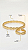 Conjunto Pulseira e Anel CT Clash Banho Ouro 18K - Imagem 4