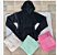 Blusa Pelucida fem com capuz e bolso - Imagem 2