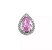 Charm Gota rosa - Imagem 1