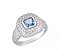 Anel Luxo aquamarine - Imagem 1
