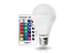 LAMPADA LED BULBO 5W RGB (COLORIDA)  COM CONTROLE REMOTO BIVOLT OUROLUX - Imagem 1
