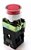 BOTÃO PULSADOR ILUMINADO  METÁLICO M20IGR-R-1C -  VM 220V - 1NA+1NF METALTEX - Imagem 1