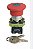 BOTAO EMERGENCIA COM CHAVE M20ACR-R-1B (M20BCR-R-1B) VERMELHO METALTEX - Imagem 1