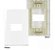 PLACA 1 POSTO HORIZONTAL 4X2 COM SUPORTE PACO - Imagem 2