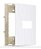 PLACA 1 POSTO HORIZONTAL 4X2 COM SUPORTE PACO - Imagem 1