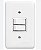 CONJUNTO 2 INTERRUPTOR SIMPLES C/PL 4X2 1121 BARI ALUMBRA - Imagem 1