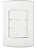 CONJUNTO 3 INTERRUPTOR SIENA 4X2 C/P 3SSS 6531 ALUMBRA - Imagem 1