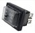 CHAVE GANGORRA 3 POSICOES C/ CAPA RS-203-1C-B -  PRETA METALTEX - Imagem 1