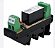 RELE ACOPLADOR INTERFACE 5A  24VCA/VCC 2REV. Q2R-24 METALTEX - Imagem 1