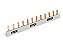 BARRAMENTO MONOFÁSICO DIN 1X12P 210MM 80A STECK - Imagem 1