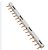 BARRAMENTO TRIFASICO DIN 80A 16 2X8 285MM S3F285B STECK - Imagem 1
