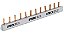 BARRAMENTO BIFASICO DIN12 2X6 210MM S2F210B 80A STECK - Imagem 1