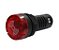 SINALIZADOR LED SONORO 22MM 220VCA (BZ20-2L-R) VERMELHO METALTEX - Imagem 1
