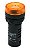SINALIZADOR LED SONORO 22MM 220VCA (BZ20-2L-Y) LARANJA METALTEX - Imagem 1