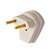 PINO MACHO 2P 90 COM PRENSA CABO 10A/250V 1453 CINZA FAME - Imagem 1
