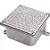 CAIXA DE PASSAGEM 100 X 100 X 60MM ALUMINIO COM TAMPA REVERSIVEL CP-1010 TRAMONTINA - Imagem 1
