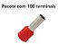 TERMINAL ILHOS/TUBO VERMELHO SIMPLES 1,00MM PCT C/100PC - Imagem 1