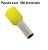 TERMINAL ILHOS/TUBO AMARELO SIMPLES 6,00 MM PCT C/100PC - Imagem 1