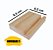 Kit Suporte De Madeira Médio Natural 9,5 Cm X 6,5 Cm Aladim Brindes (05 Unidades) - Imagem 1