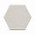 Kit Azulejo Resinado Mini Hexagonal PÉROLA 4,7X5,5 Aladim Brindes (05 Unidades) - Imagem 1