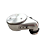 MUFLA CARBURADOR 2E/3E 90° CROMADA - BEEP TURBO - Imagem 3