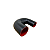 MANGOTE SILICONE 180º PRETO 2,75" X 2" - BEEP TURBOS - Imagem 2