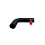 MANGOTE SILICONE EM L 2 POLEGADAS LONGO PRETO - BEEP TURBOS - Imagem 1
