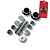 TRAVA DE PARACHOQUE PIN HOOD PRETO - IMP - Imagem 1