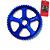 POLIA COMANDO AUXILIAR AP 8V AZUL - UNIQUE - Imagem 1