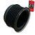 POLIA DO ALTERNADOR AUDI GOLF 20V POLY V PRETO - RGTX - Imagem 3