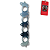 JUNTA DE ESCAPE MOTOR VW / AUDI 20V DE INOX 3 CHAPA - GENERAL JUNTAS - Imagem 2