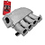 COLETOR PLENUM VW / AUDI 20v TBI PARA FRENTE 4 BICOS - SPA - Imagem 4