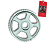 KIT COM 5 POLIAS COM RODA FONICA PRATA - RGTX - Imagem 4