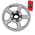 KIT COM 5 POLIAS COM RODA FONICA PRATA - RGTX - Imagem 3